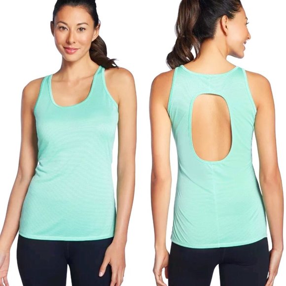 Fabletics Tops - Fabletics Embra Mint Green Cut Out Tank Top